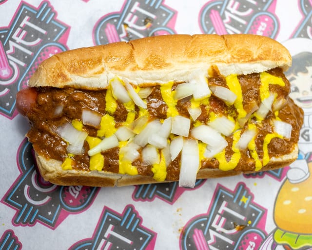 Coney Island Hot Dog.